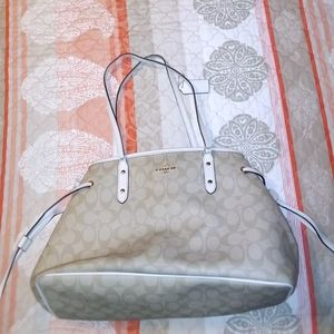 Coach Signature Drawstring Carryall